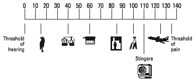 Stinger Noise Level Chart